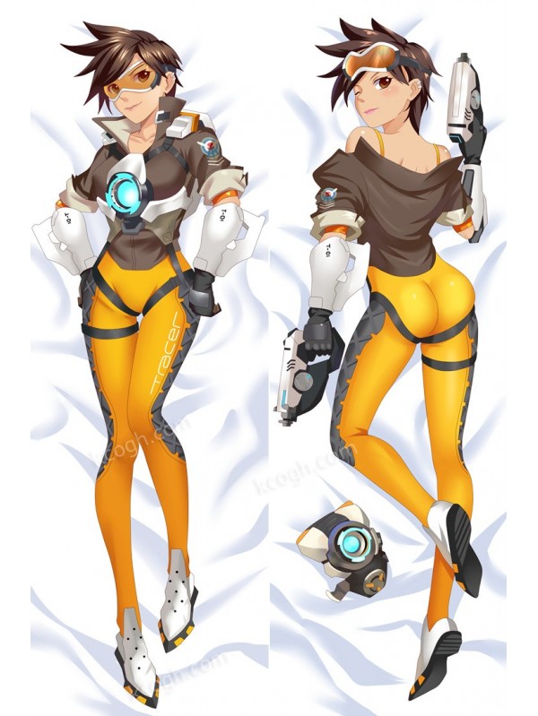 Tracer - Overwatch body anime cuddle pillow covers
